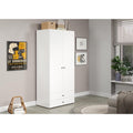 Garderobenschrank Basics B 81 x H 176 cm Weiss