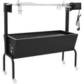 BBQ Rotisserie Elektrisch Spanferkelgrill Lammgrill Grill Grillwagen Barbecue Smoker Grillspiess Drehspiess Drehspiess Rot edelstahl
