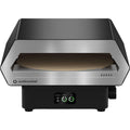 PRISMO 420 G Gas-Pizzaofen bis 450 C Rot automatisch rotierender Pizzastein 42 cm Booster-Brenner