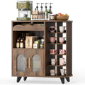 Kuechenschrank Rot 40x80x91cm Kaffeeschrank mit Tassenhalter Kommode mit Tueren