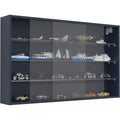 Drivalo XL Glasvitrine zum Aufhaengen 60 x 100 x 15 cm modernes und platzsparendes Design