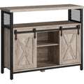 Sideboard Schwarz 33 x 100 x 80 cm Kuechenschrank mit 2 Schiebetueren
