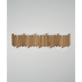 Wandgarderobe (Klarlack 83cm 10 Haken