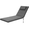 Liegenauflage 195x60x7 cm Auflage Gartenliege - Polsterauflage fuer Sonnenliege Auflagen fuer Deckchair - wasserabweisend
